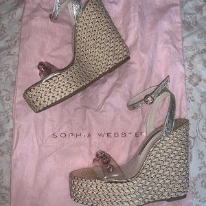 Sophia Webster Dina Gem Espadrille Wedges 9